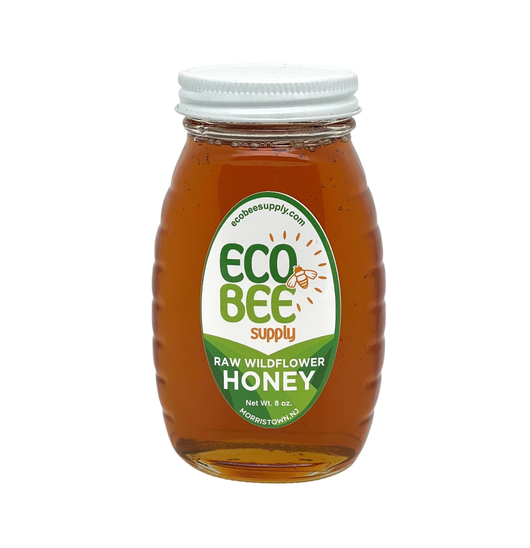 Local Raw Honey – 8 oz Glass Jar